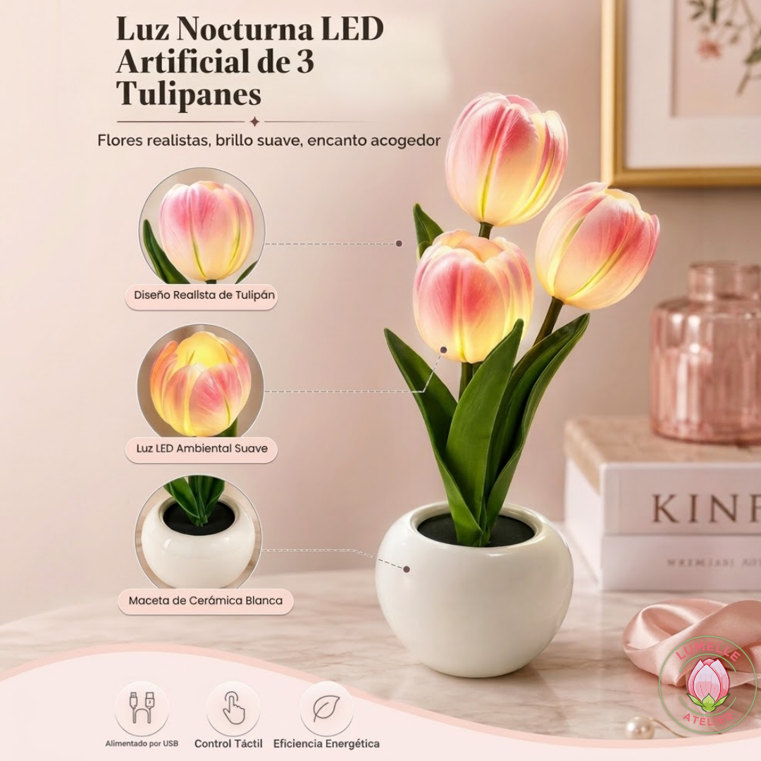 Lámpara Tulipán LED